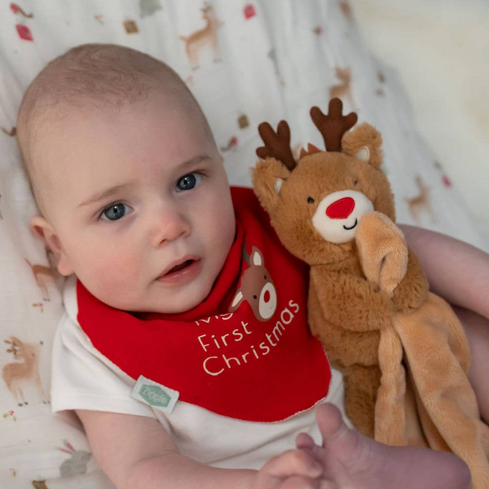 Reindeer Plush Comforter Blanket