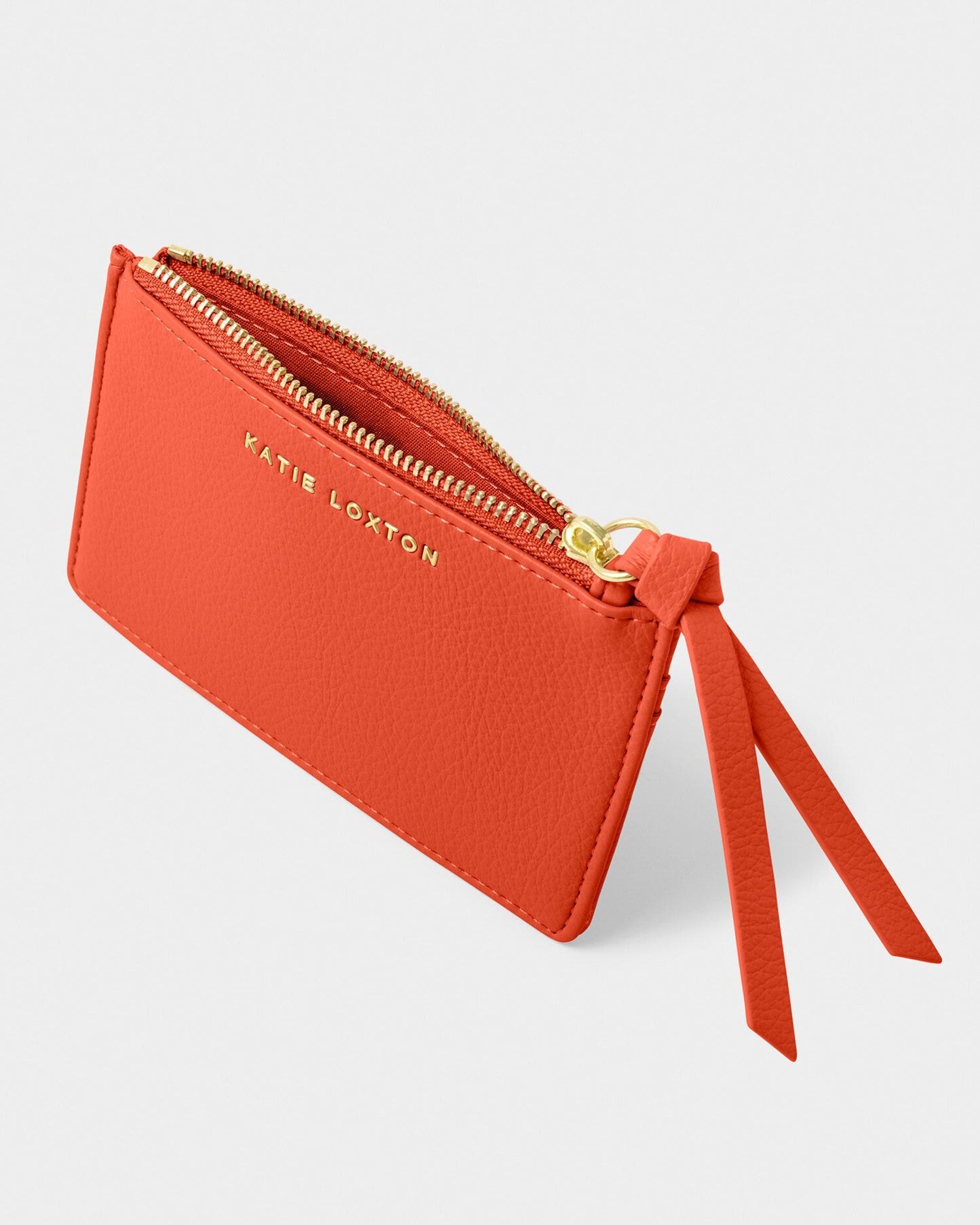 Hallie Coin & Card Holder - Deep Orange