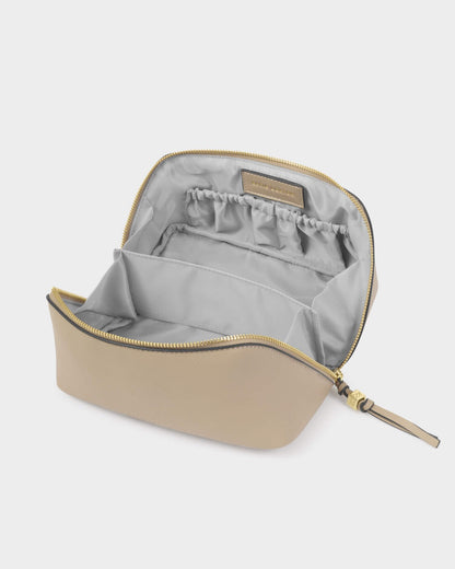 Soho Medium Makeup & Wash Bag Light Taupe
