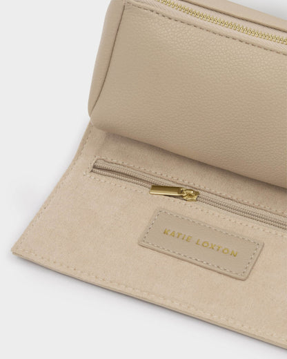 Travel Jewellery & Accessories Organiser 'Dream Big' - Taupe