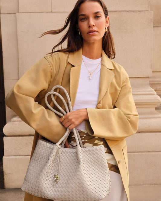 Nova Hand Woven Small Shoulder Tote
