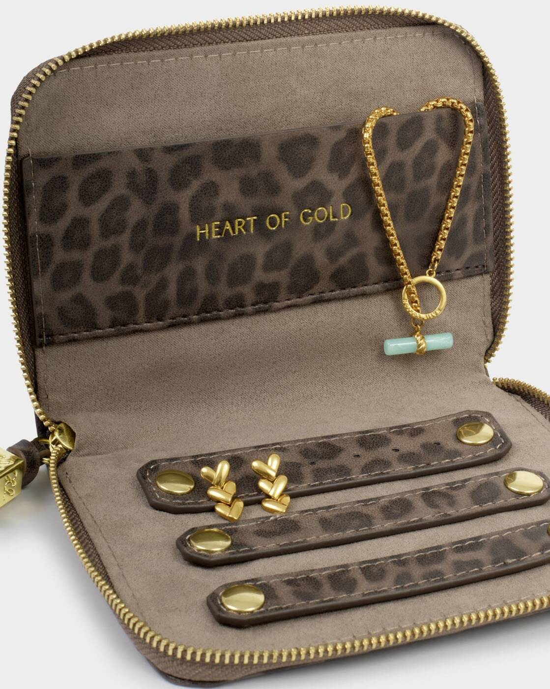 Slim Jewellery Case - Leopard