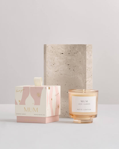 Sentiment Candle 'Mum' English Pear & White Tea