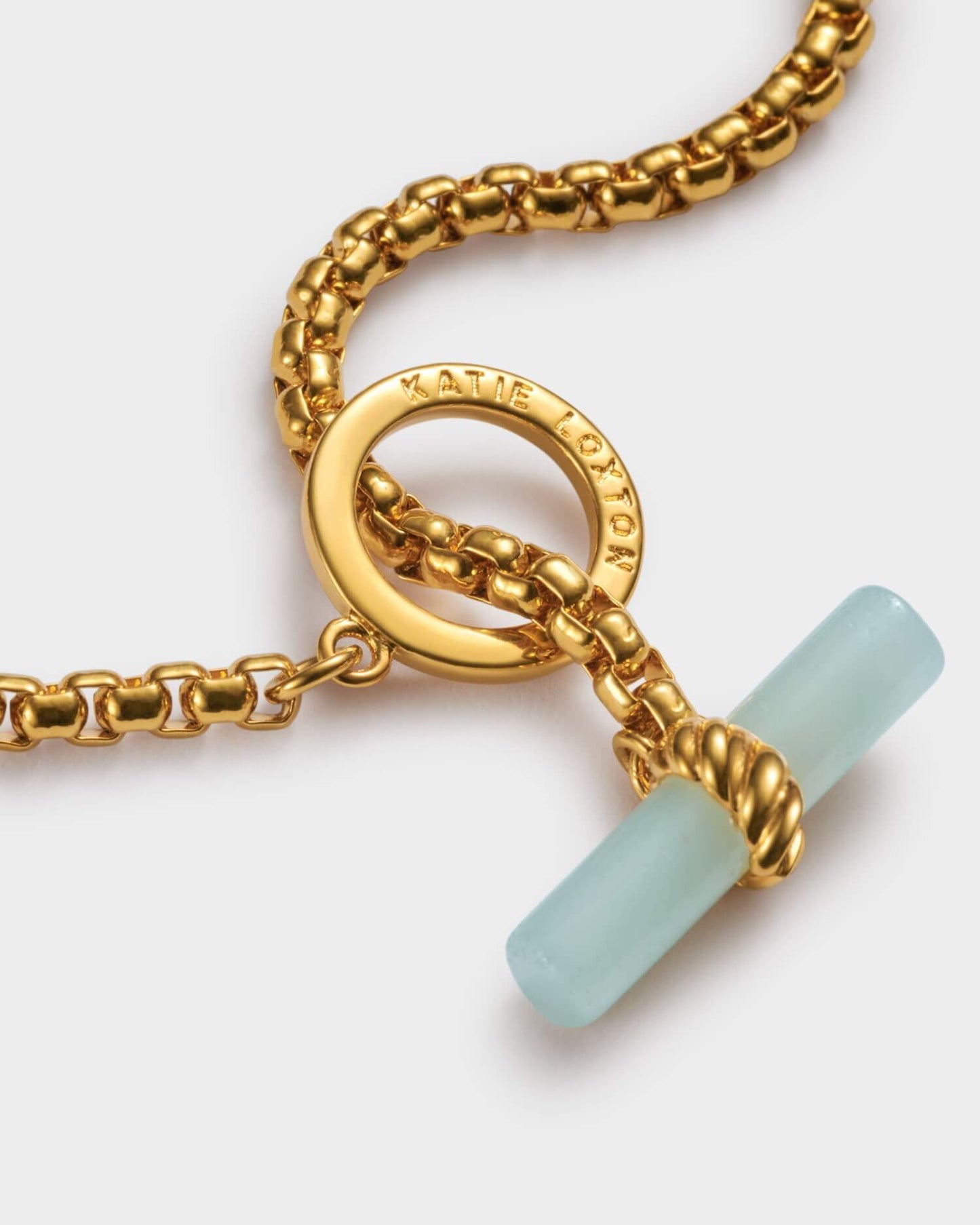 Azura Waterproof Gold T-Bar Bracelet