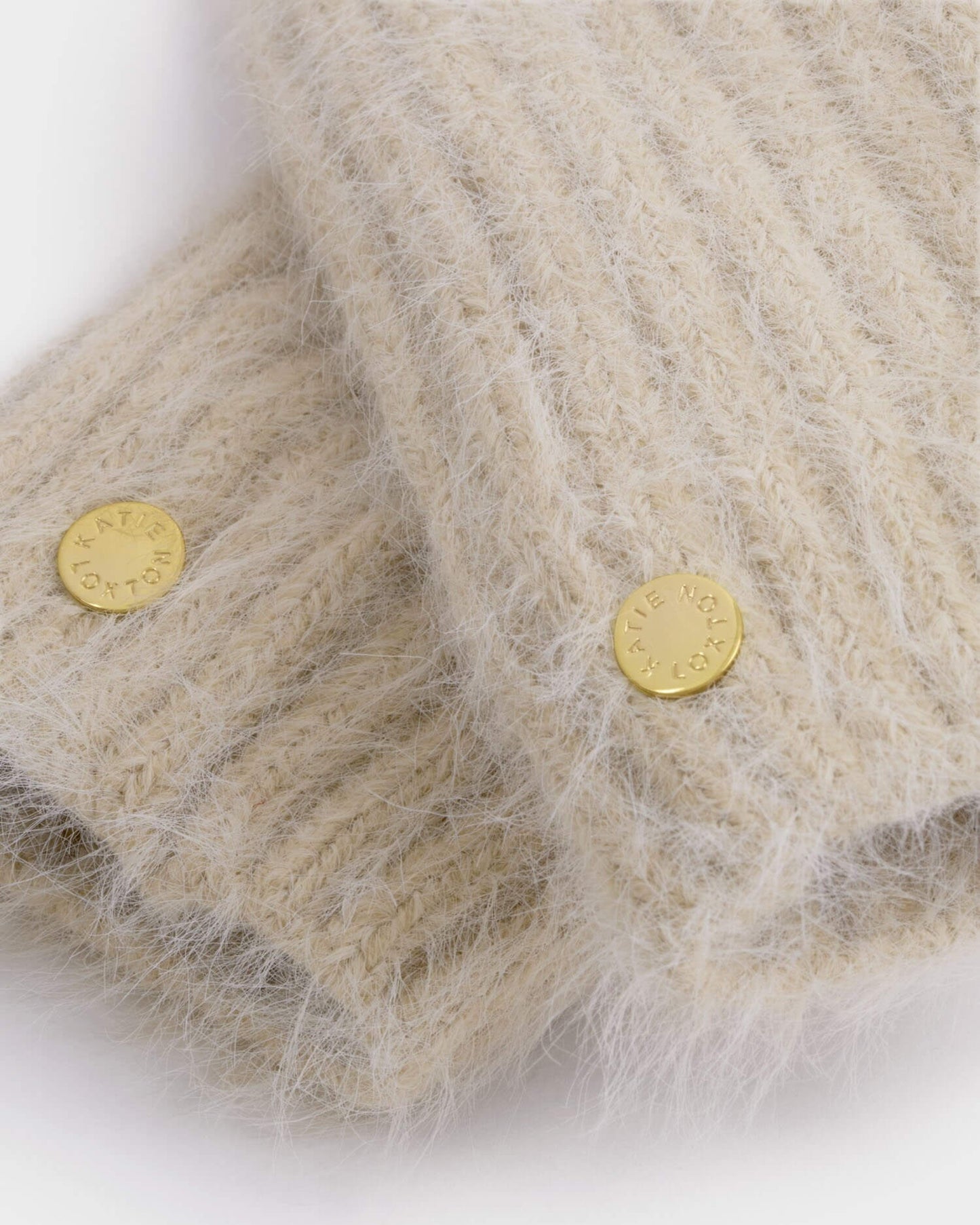 Gift Boxed Hat & Mittens Set - Taupe