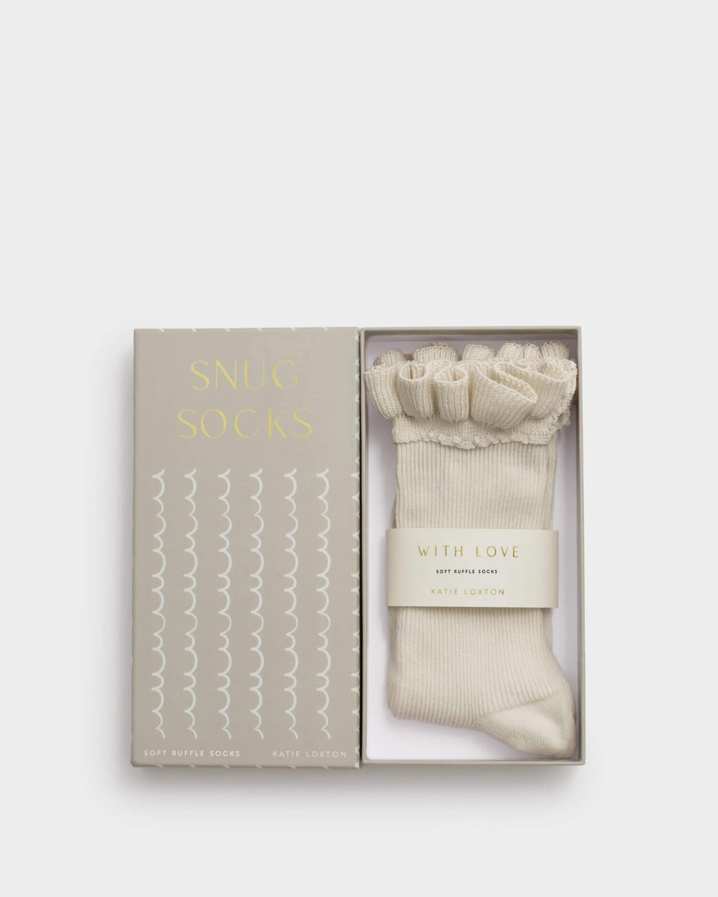 Gift Boxed Socks - Light Taupe