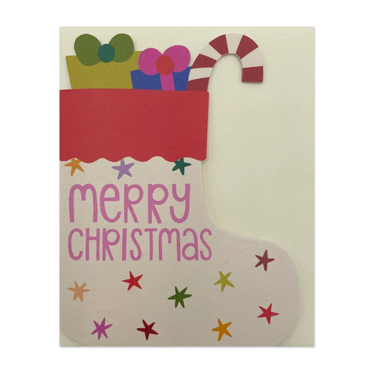 Merry Christmas stocking Card
