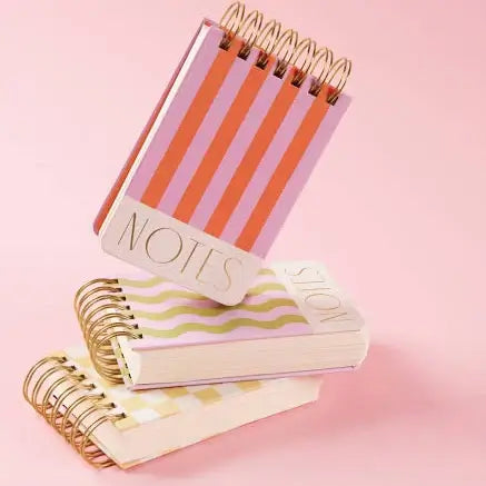 Twin Wire Notepad - Straight Lines