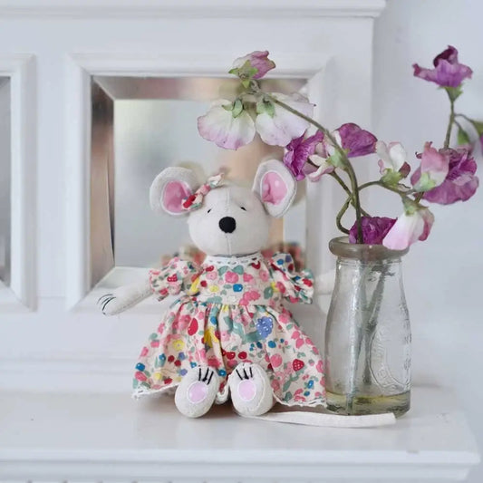Mouse With Floral Fruit Dress