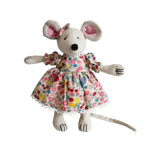 Mouse With Floral Fruit Dress
