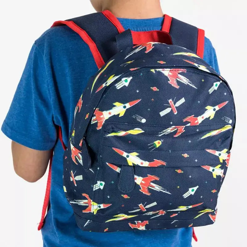 Space Age Rocket Mini Backpack