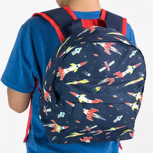 Space Age Rocket Mini Backpack